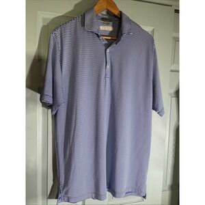 Fennec Striped Polo 2017 GC Cup Embroidered Size L. Golf, Casual